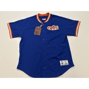 Cleveland Cavaliers Mitchell & Ness NBA Pullover Warm up Jersey Large Baseball